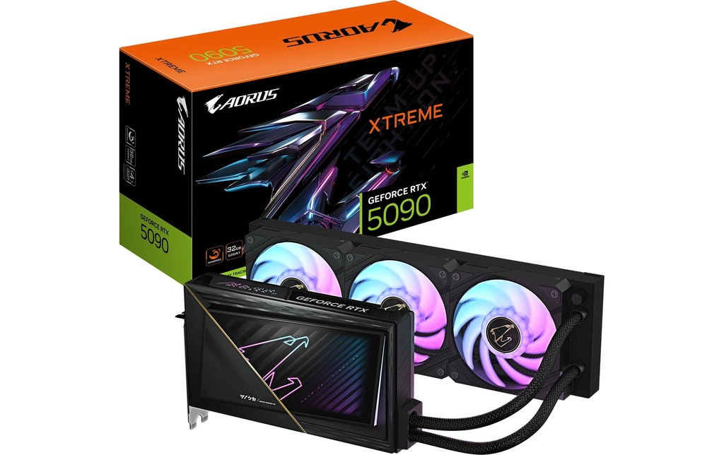 Gigabyte Carte graphique AORUS GeForce RTX 5090 XTREME WATERFORCE 32 GB