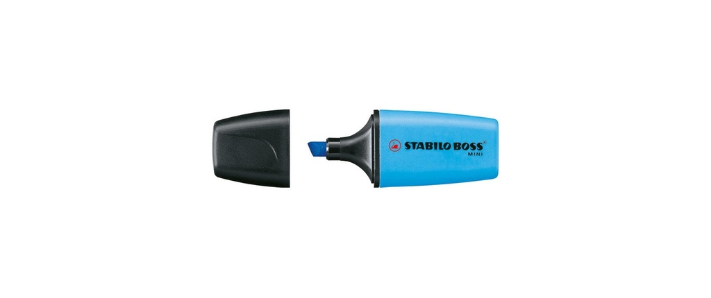 STABILO BOSS MINI marquer Bleu
