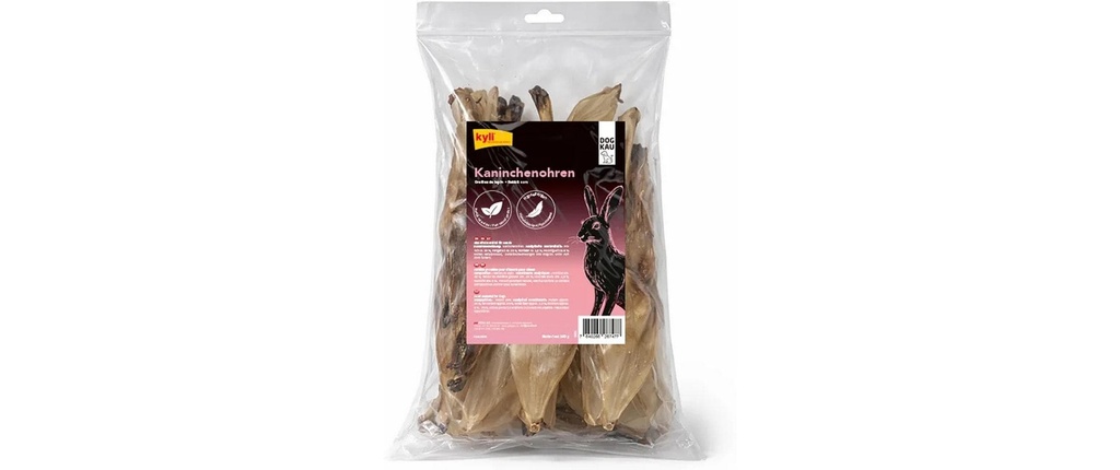 kyli Produit à mâcher  Oreilles de lapin 100 g
