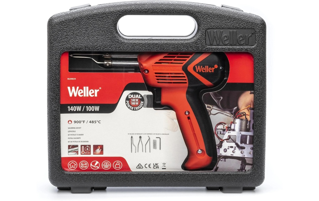 Weller Pistolet à souder 230 V, 140 W, forme burin, 480 °C (max)