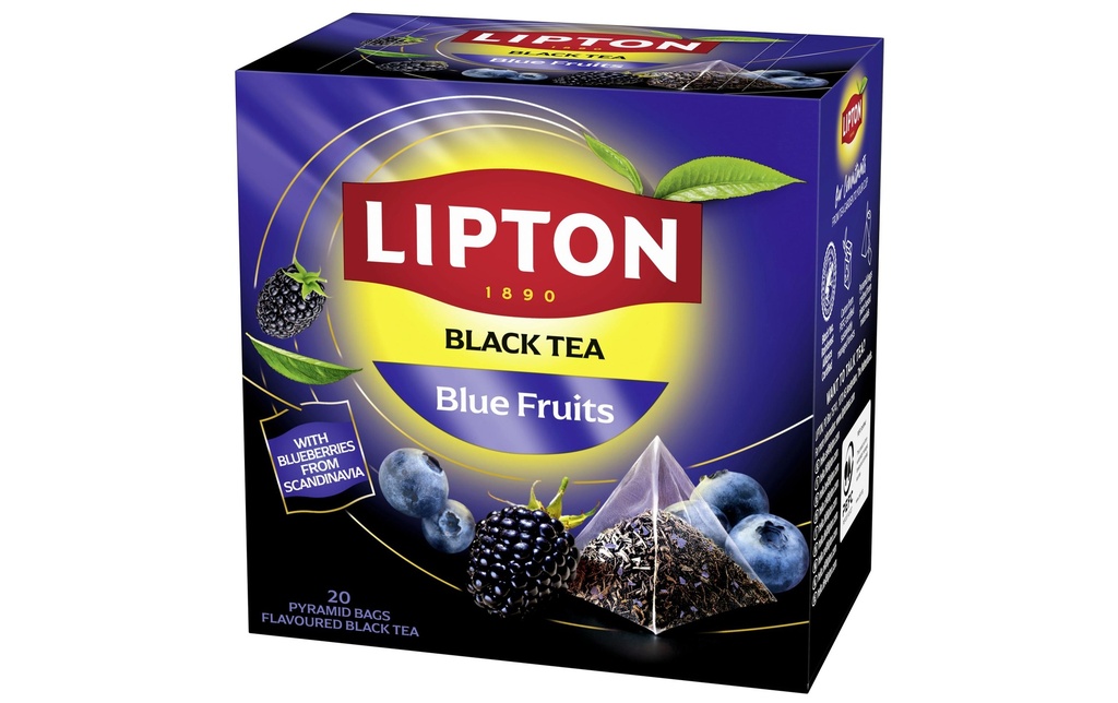 Lipton Sachet de thé Thé noir Blue Fruits 20 Pièce/s