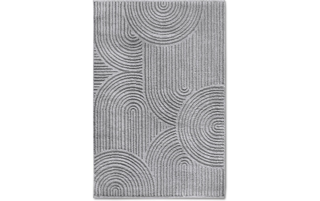 Elle Decoration Tapis Chappe 80 cm x 120 cm,  Light Grey