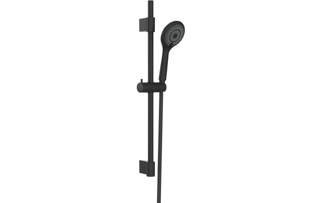 Wenko Set de douche Watersaving Noir