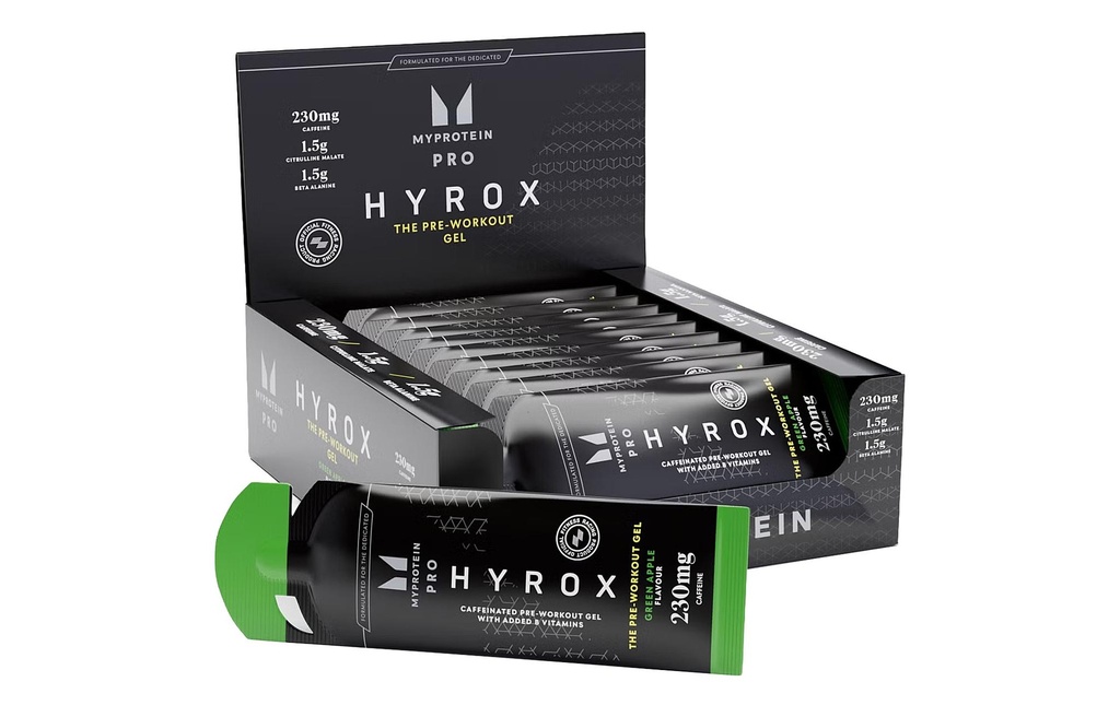 MyProtein Gel énergétique MyProtein Hyrox The Pre-Workout Green Apple