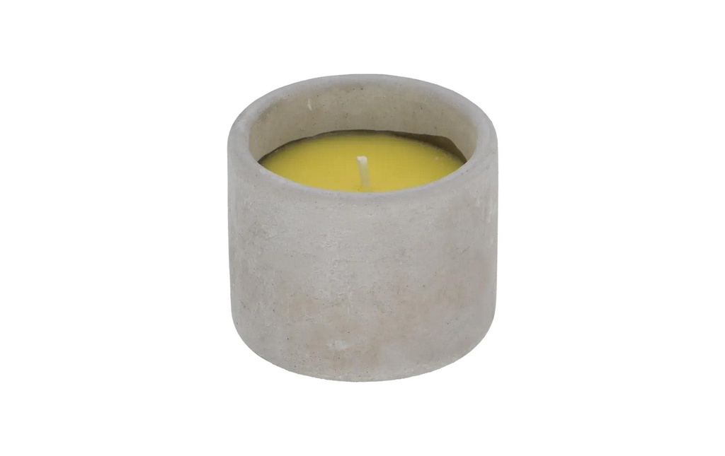 Esschert Design Bougie à la citronnelle dans un pot en ciment 1 Pièce/s
