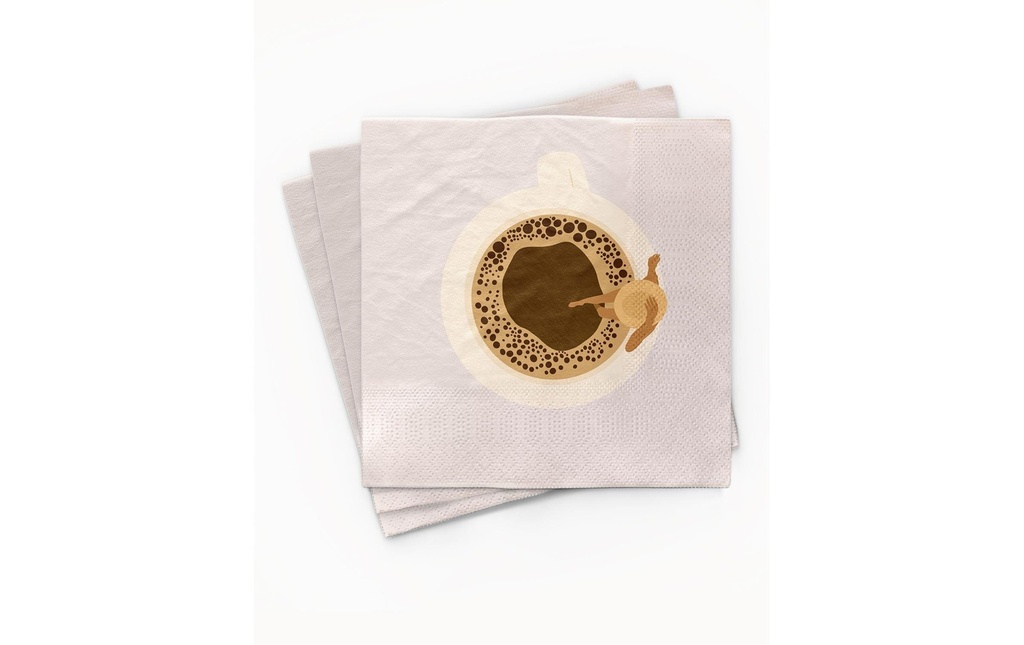 Chic Mic Serviettes en papier Morning sunshine 20 pièces, 33 cm x 33 cm