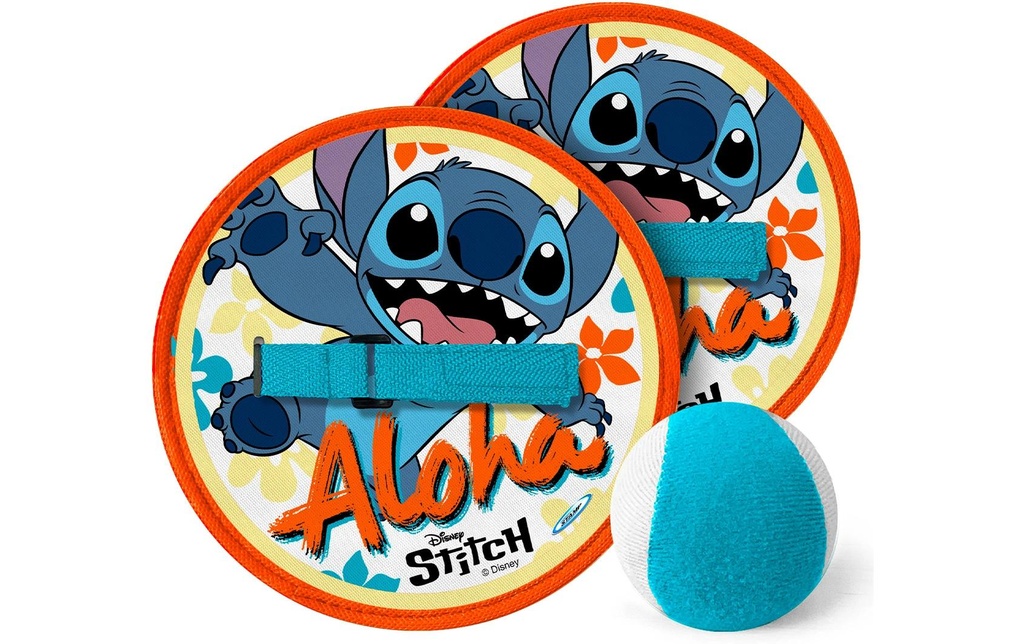 Stitch Jeu de rattrapage Stitch Velcro avec balle souple