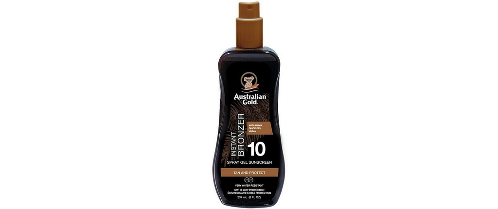 Australian Gold Spray gel bronzant instantané SPF 10 237 ml