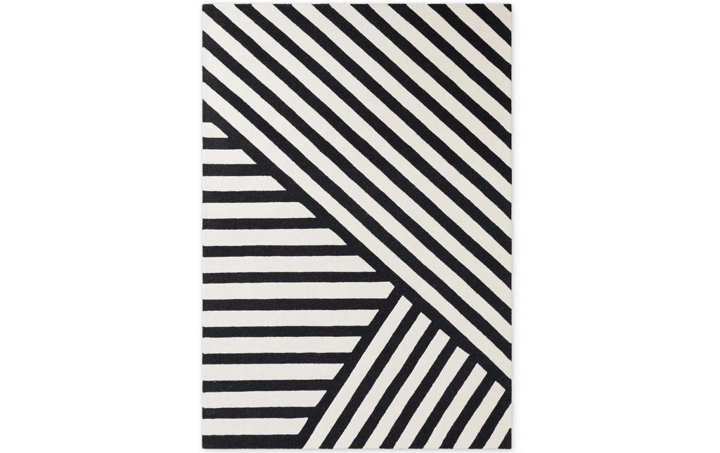Elle Decoration Tapis Noir 160 cm x 230 cm