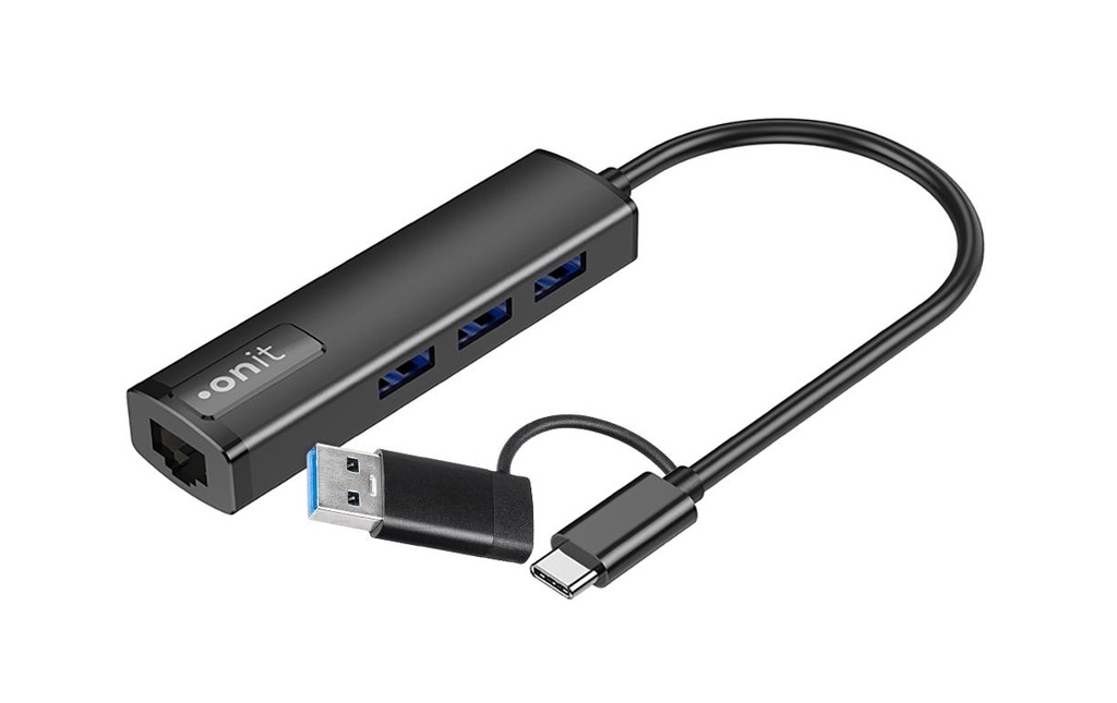 onit Concentrateur USB C/A - 3A1RJ45