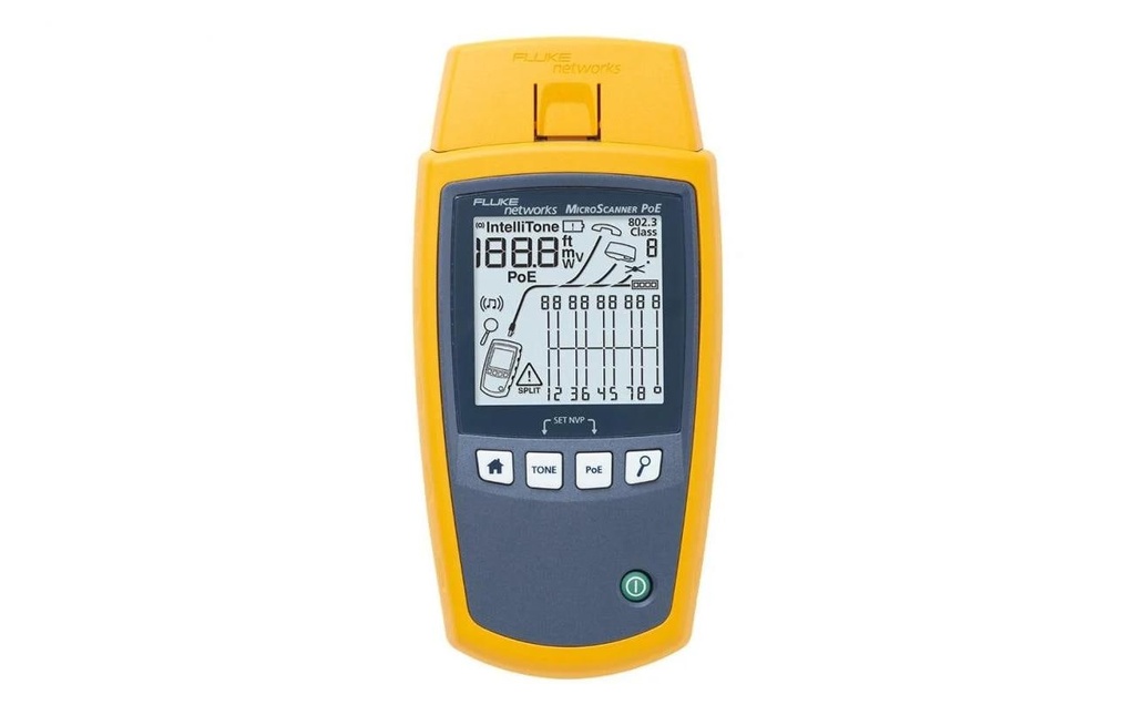 Fluke Dispositivo di misurazione dei cavi Networks MS-POE