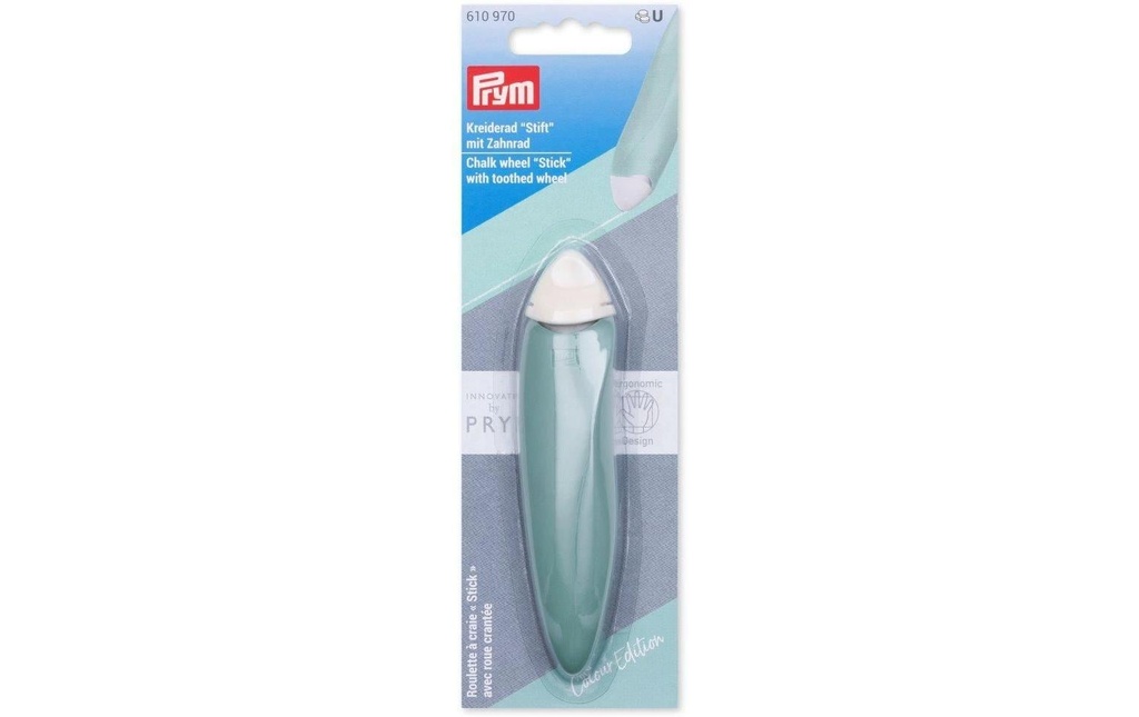 Prym Rad de craie Prym stylo roulette à craie ergonomique Sauge