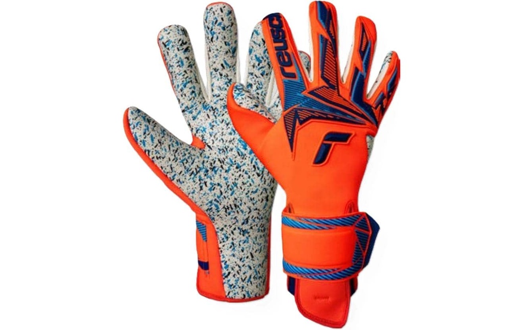 reusch Attrakt Freegel Fusion Taille: 10, Shocking Orange/Bleu