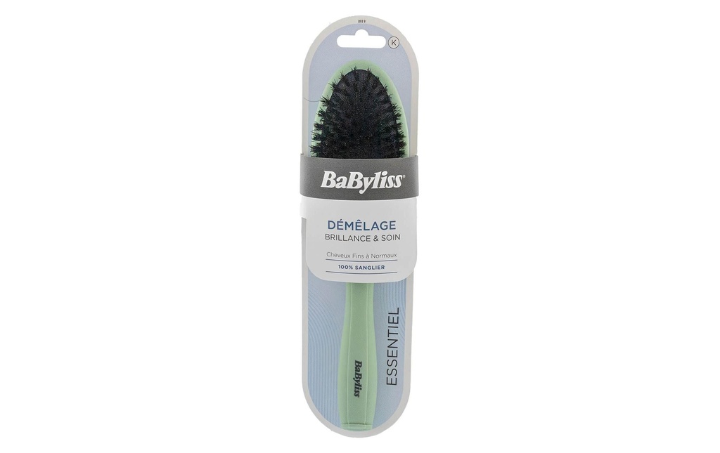 Babyliss Brosse à cheveux Brosse Pneumatique BABNB2E Vert, Large