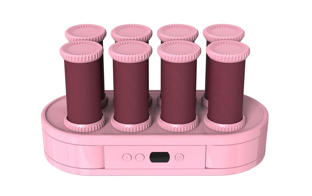 Mermade Hot Rollers Bigoudi chauffant digital Rose