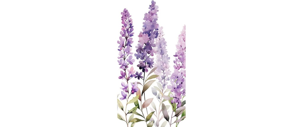Braun + Company Mouchoirs Fleurs lilas 1 paquet de 10 mouchoirs en papier