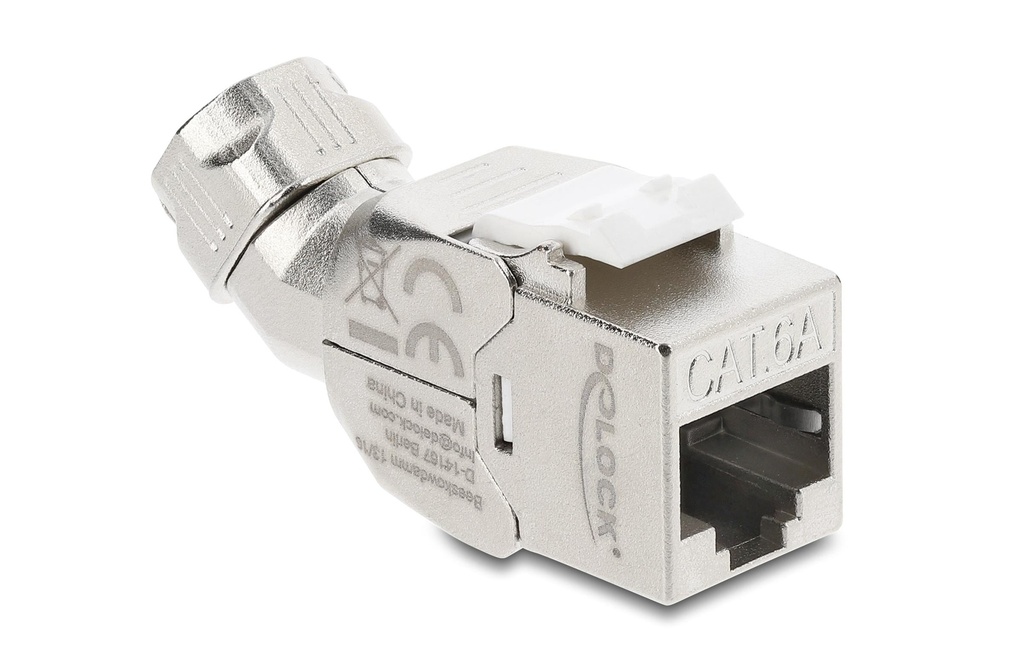 Delock Module Keystone RJ45 femelle vers LSA Cat.6A 45