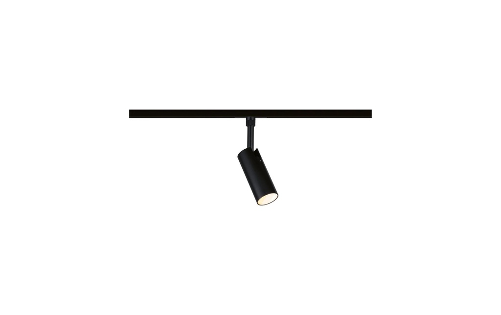 Paulmann URail Spot sur rail Tubo Spot simple Noir 3-Step-Dim