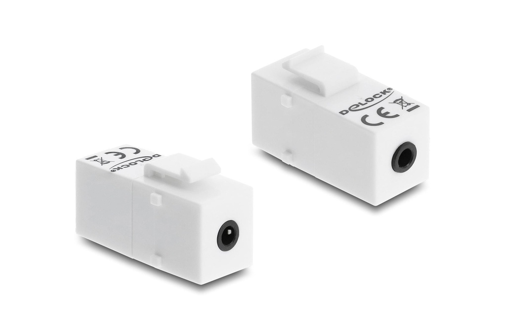 Delock Module Keystone 3,5 mm 4 broches vers 3,5 mm 4 broches
