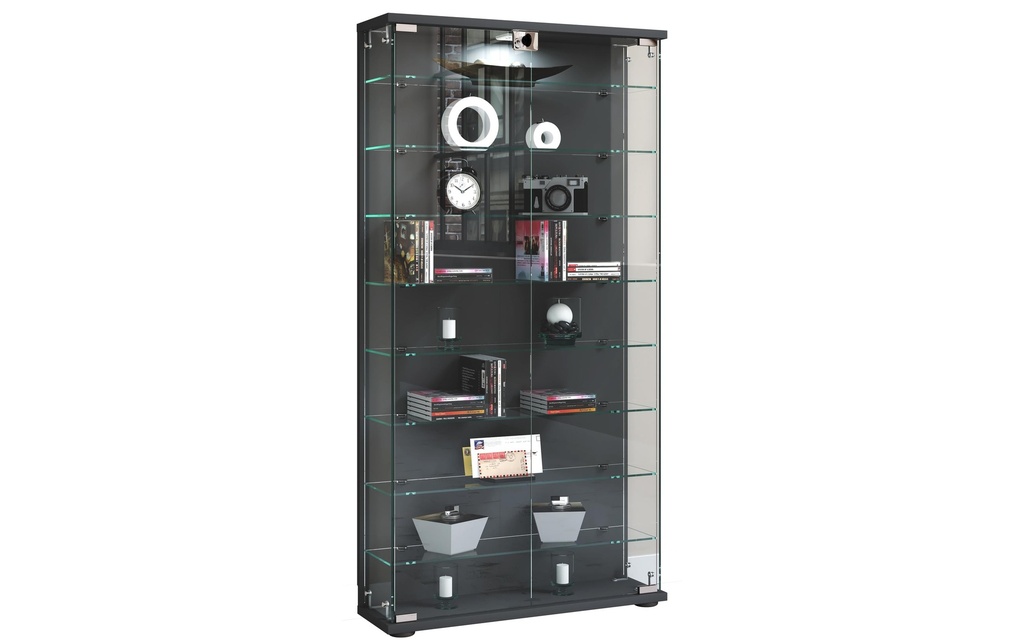 VCM Vitrine Stelas L 59 x 114 cm, anthracite