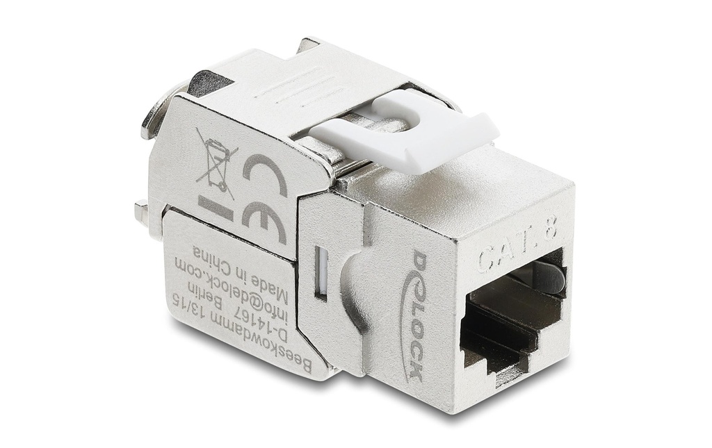 Delock Module Keystone RJ45 femelle vers LSA Cat.8.1 blindé