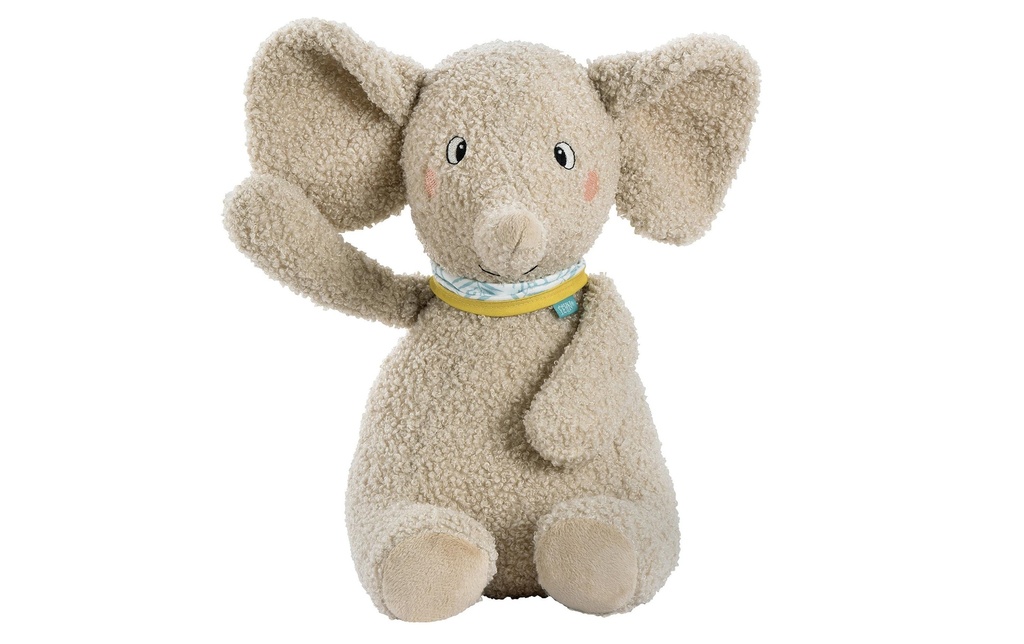 fehn Animal en peluche Éléphant XL 31 cm