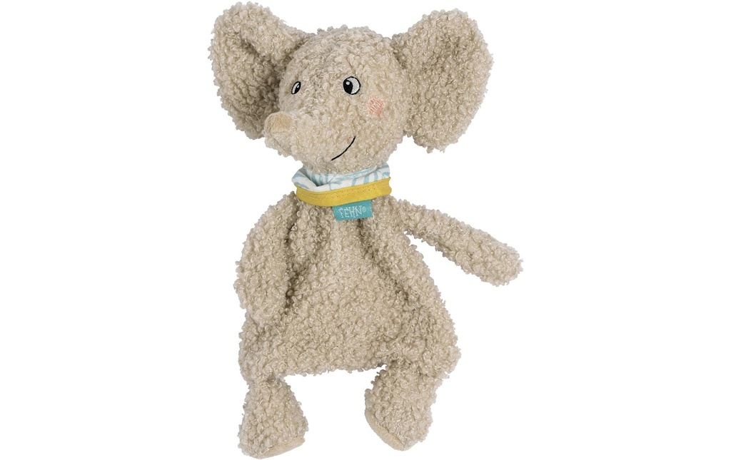 fehn Doudou Éléphant, Beige, 21 cm