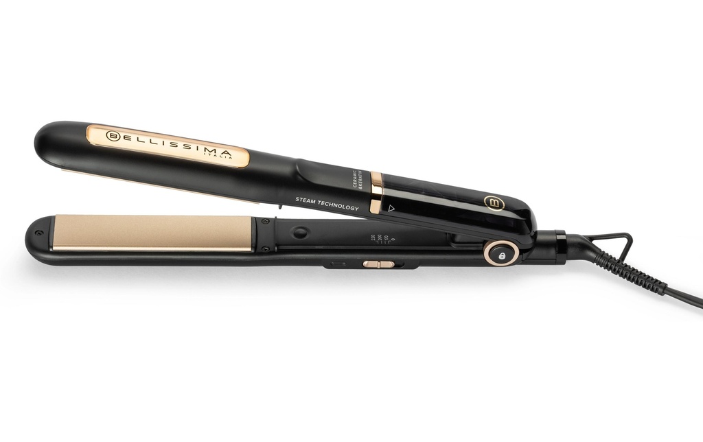 Bellissima Lisseur professionnel BEL-LSTM-11915 Noir/Doré