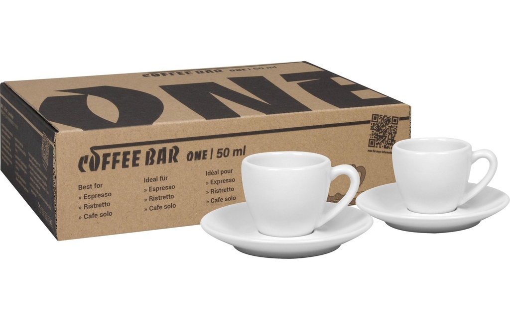Könitz Tasse à expresso One 50 ml, 2 Pièce/s, Blanc