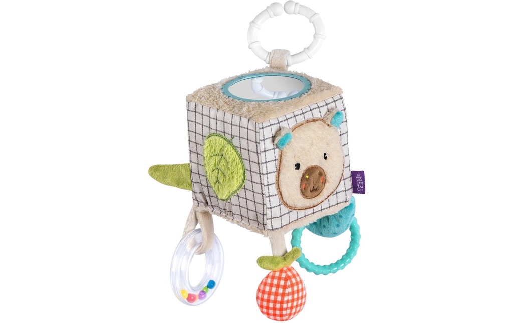 fehn Peluche Cube d'activités Capybara