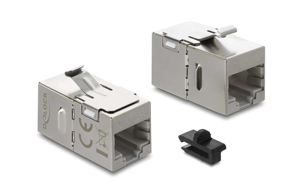 Delock Module Keystone Coupleur RJ45 femelle à femelle blindé