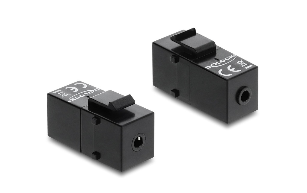 Delock Module Keystone 3,5 mm 4 broches vers 3,5 mm 4 broches