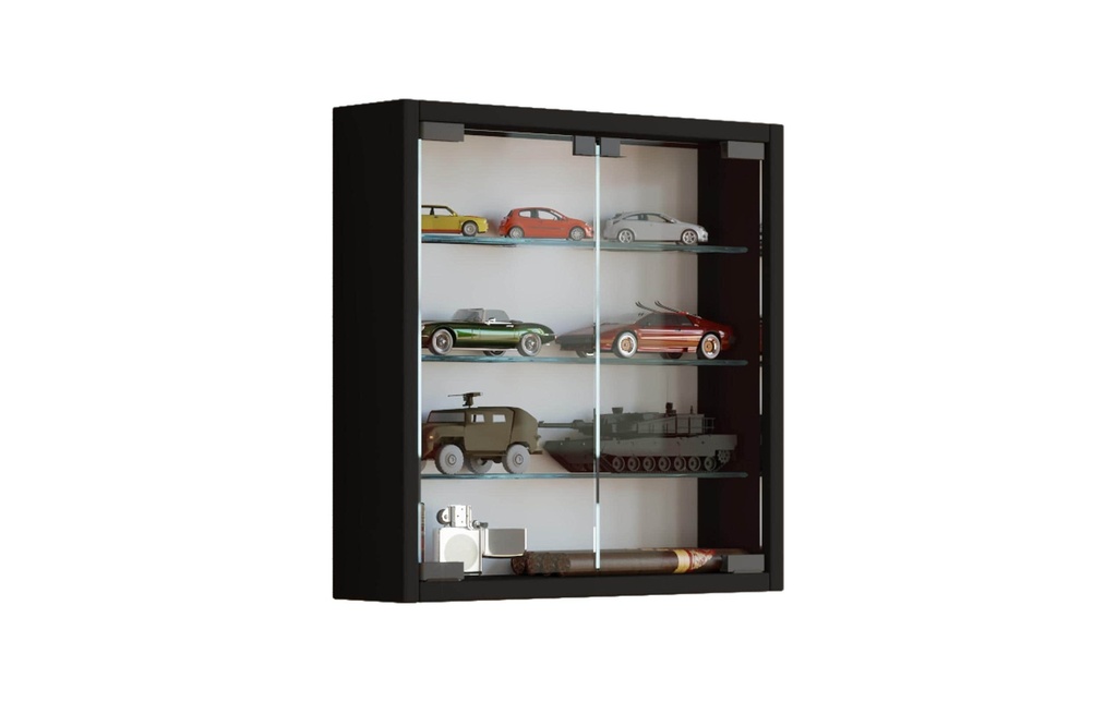 VCM Vitrine Mandosa S 40 x 40 cm, noir