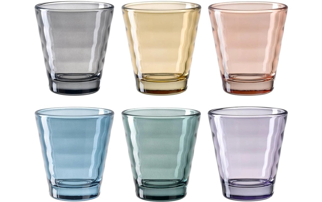 LEONARDO Verre Verso S 140 ml, 6 pièces, Assorti
