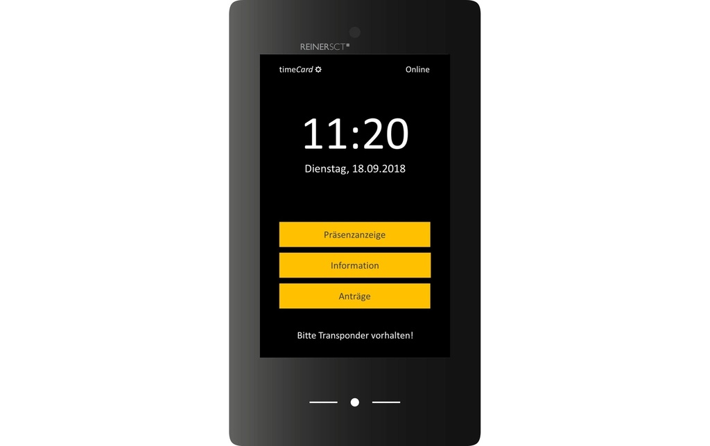Reiner SCT Terminal pour saisie des heures TimeCard 3