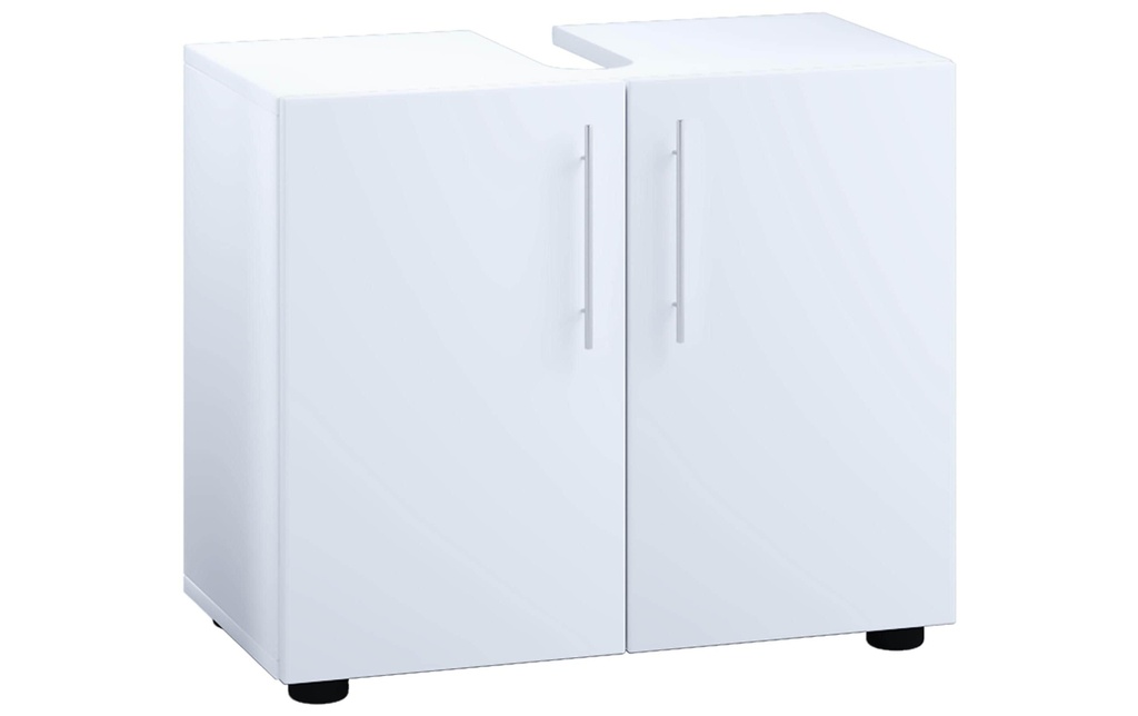 VCM Meuble sous lavabo Flandu II 60 x 51 cm, blanc