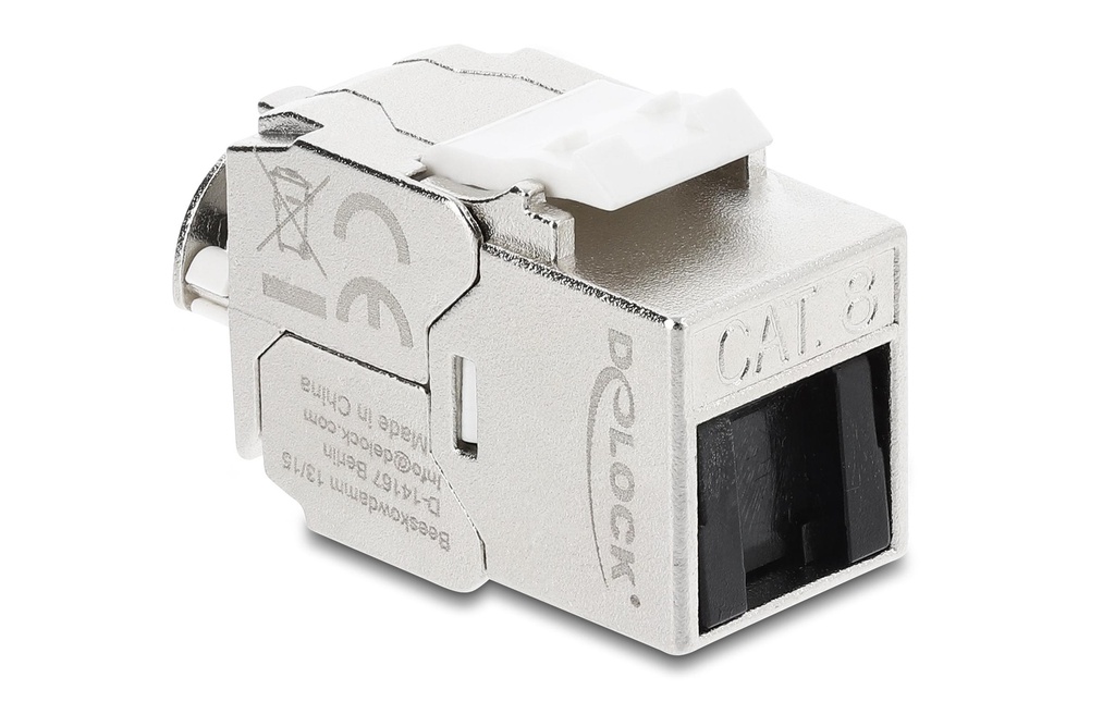 Delock Module Keystone RJ45 femelle vers LSA Cat.8.1 blindé