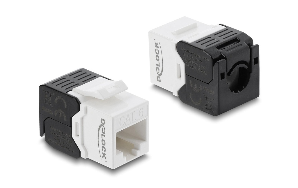 Delock Module Keystone RJ45 femelle vers LSA Cat.6 UTP sans outil