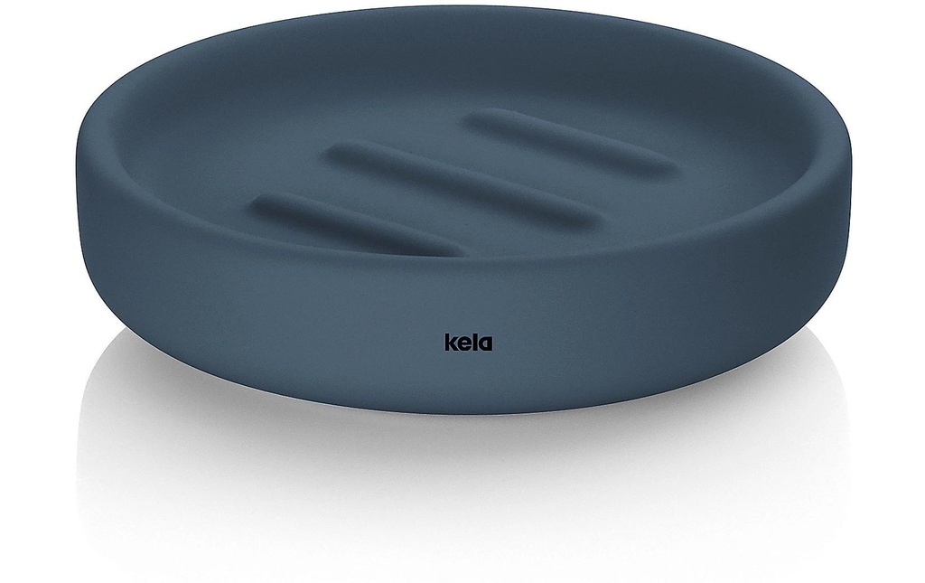 Kela Porte-savon Sana Bleu profond