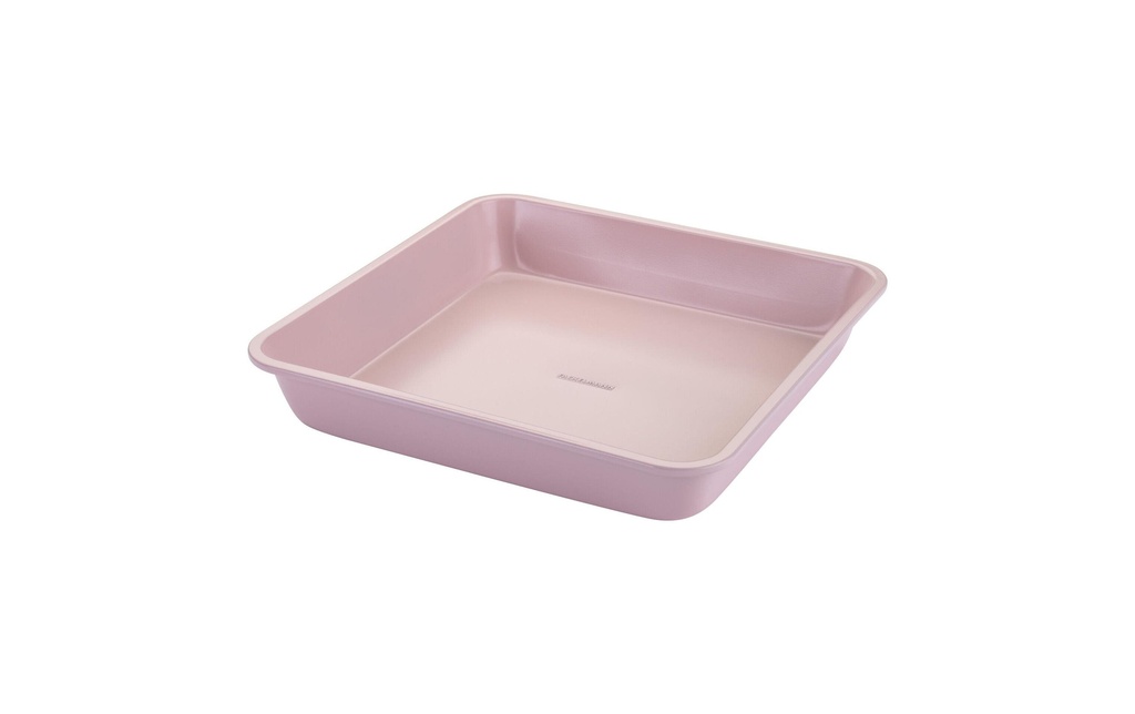 Fackelmann Moule de cuisson Brownie 23 x 23 x 4 cm, rose pastel