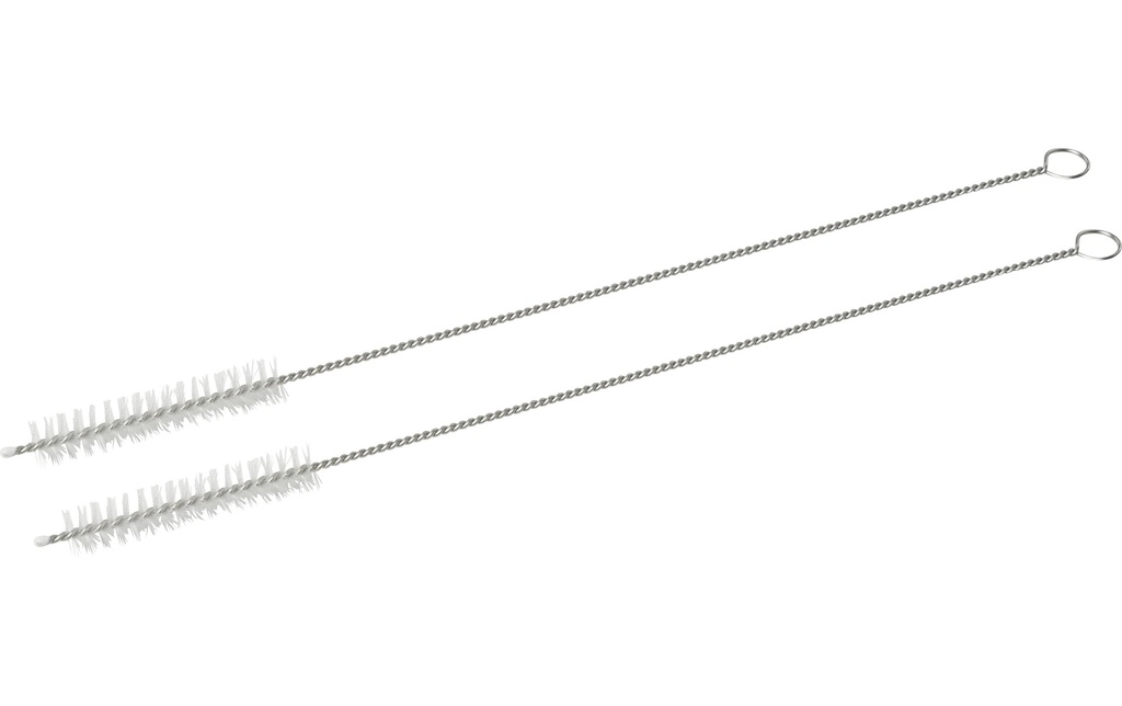 Fackelmann Brosse de nettoyage, Acier inoxydable, Ø 5-10 mm, 2 pièces