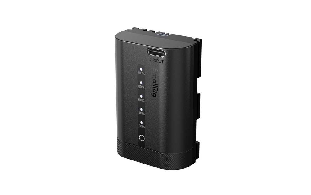 Smallrig Batterie pour Appareils photo numérique USB-C avec écran d'alimentation pour Canon LP-E6P