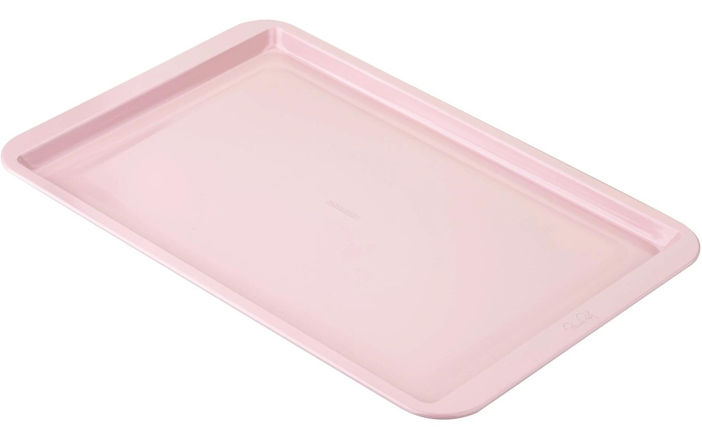 Fackelmann Plaque de cuisson Plaque à pâtisserie et à biscuits 43 x 28 cm, rose pastel