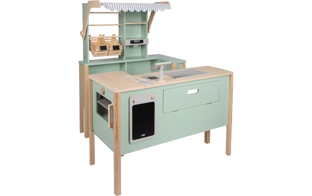 small foot Magasin et cuisine pour enfants vert sauge fresh