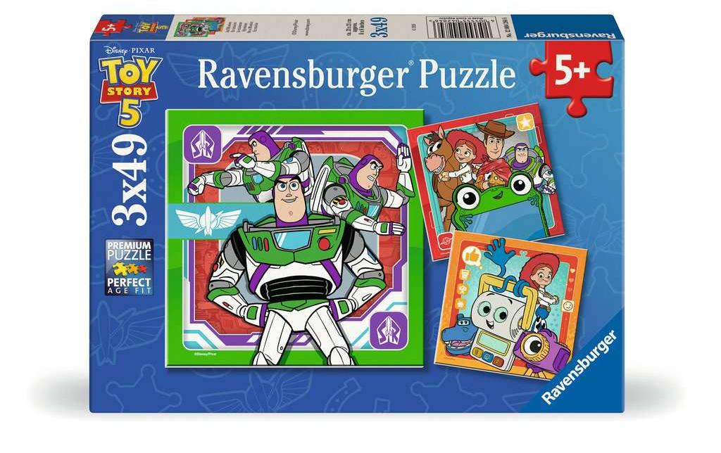 Ravensburger Puzzle Toy Story 5 3 x 49 pièces