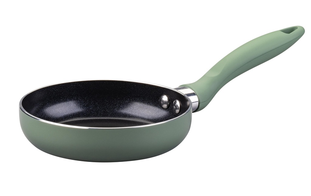 Fackelmann Poêle à frire MiniCooking 12 cm, gris-vert