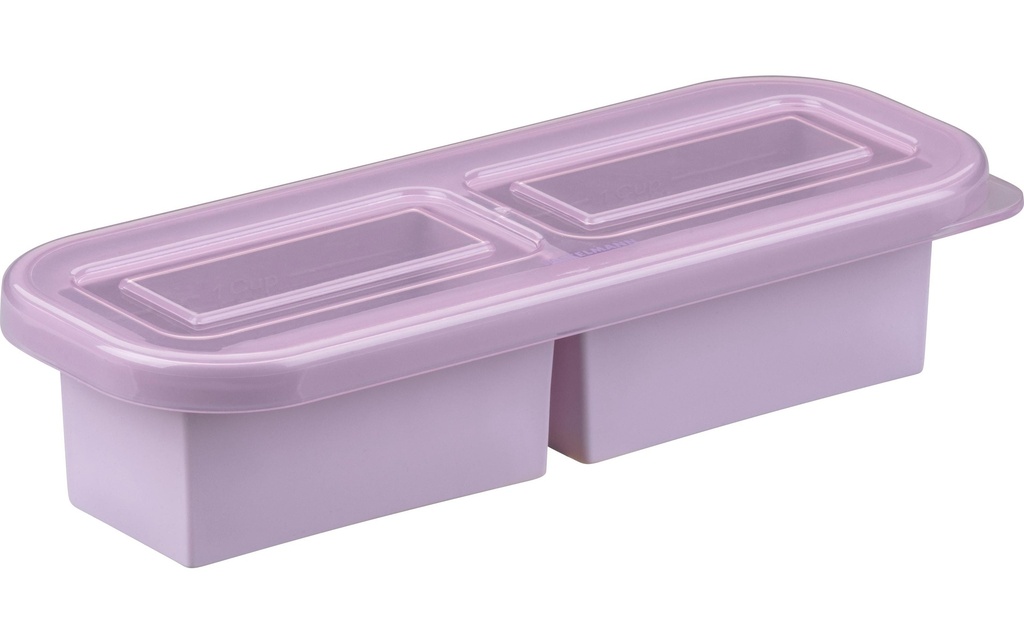 Fackelmann Bac de congélation 500 ml, 2 pièces, lavande