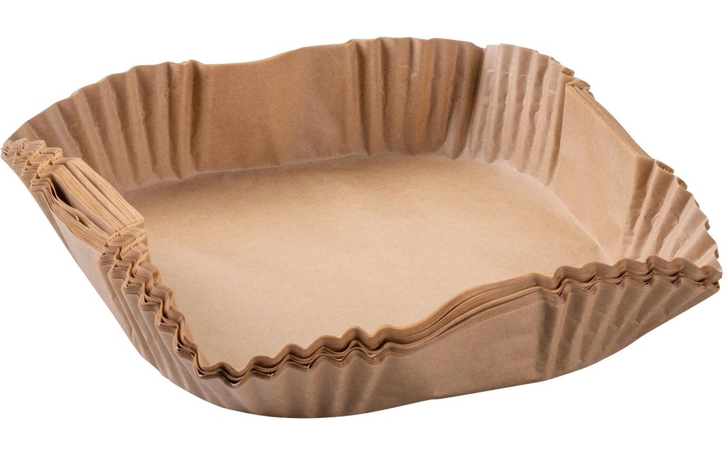 Fackelmann Papier de cuisson Airfryer, 200 x 200 x 45 mm, 40 pièces