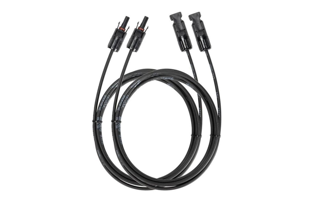 EcoFlow Câble d'extension solaire compatible MC4 3m 2.5 mm² 2 pièces