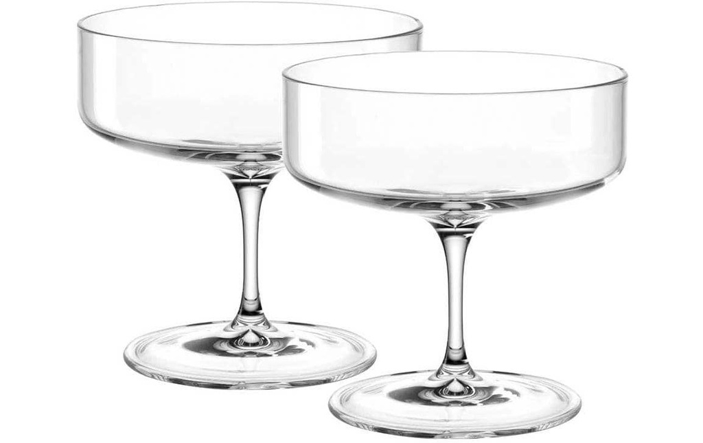 LEONARDO Verre à pied Basso, 200 ml, 2 pièces